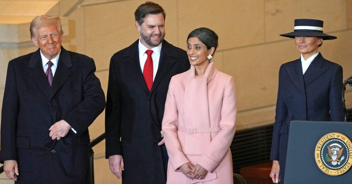 Photo of Donald Trump, JD Vance, Usha Vance, Melania Trump