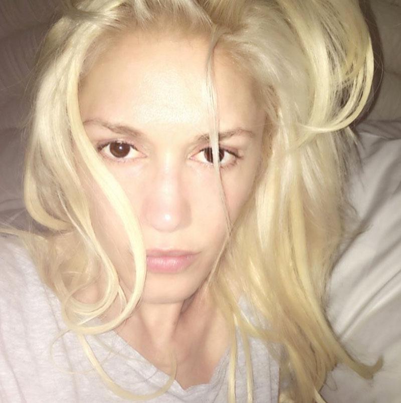 Gwen Stefani No Makeup Selfie Blake Shelton