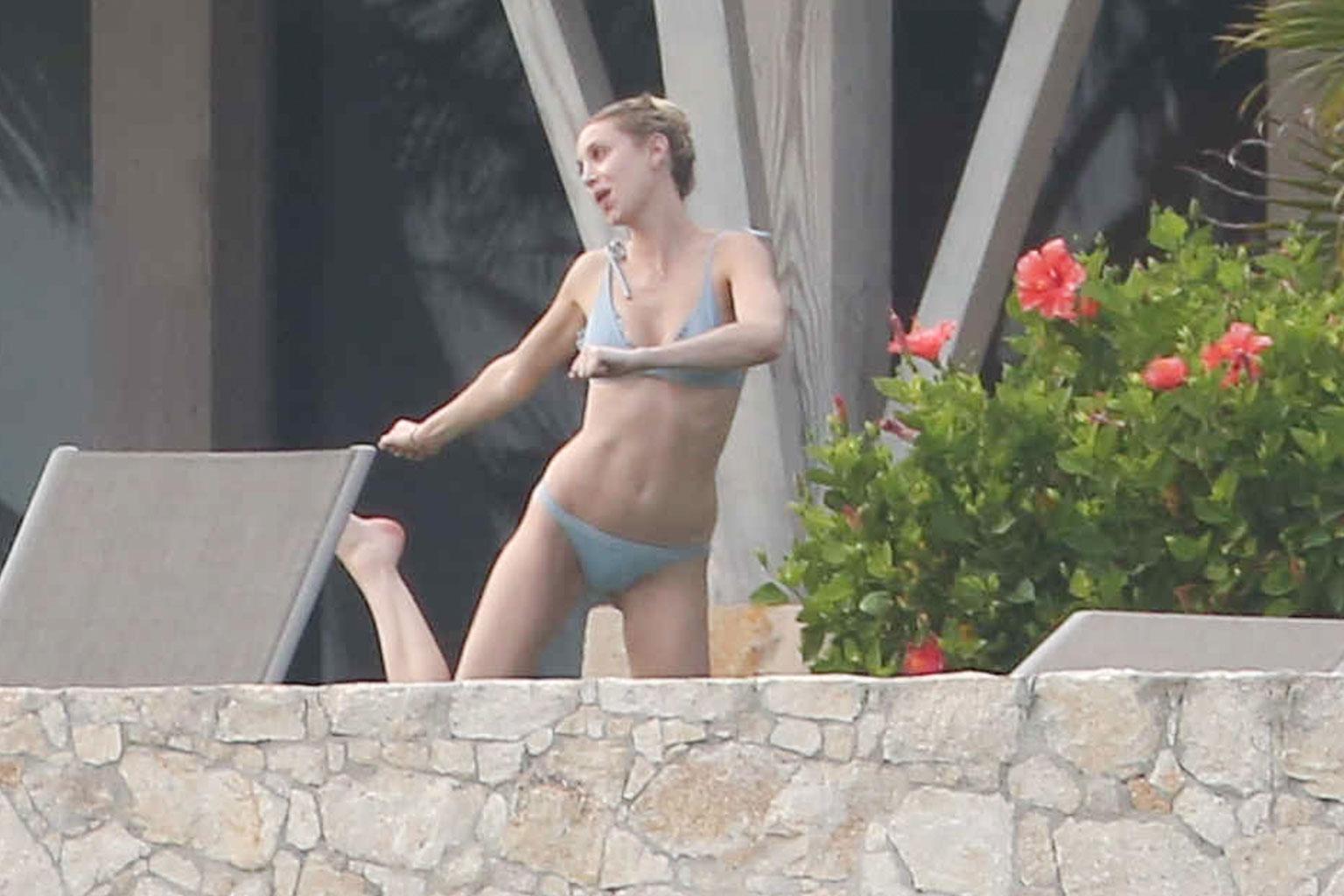 Whitney Port Bikini Yoga Beach Cabo