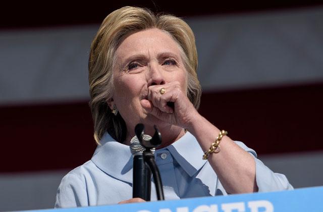 Hillary Clinton Health Coughing Fit Attacks Donald Trump