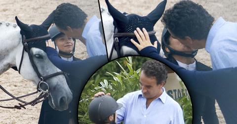 //mary kate olsen olivier sarkozy married kiss horseback riding