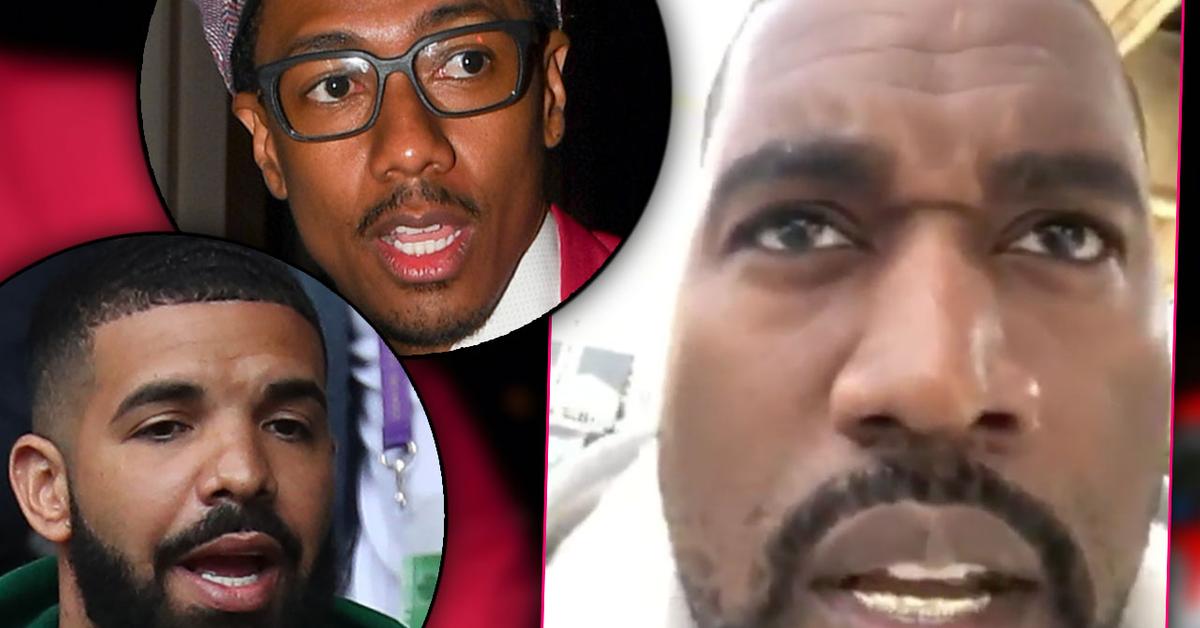 Kanye West Slams Nick Cannon & Drake In Wild Videos