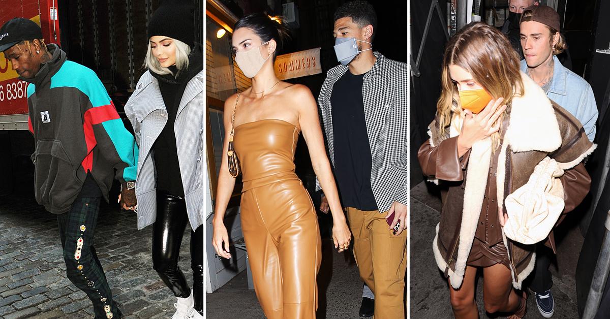 Kylie Jenner & Travis Scott Triple Date With Kendall Jenner, Devin ...