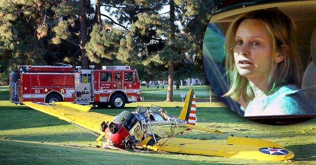 Calista Flockhart Harrison Ford Plane Crash