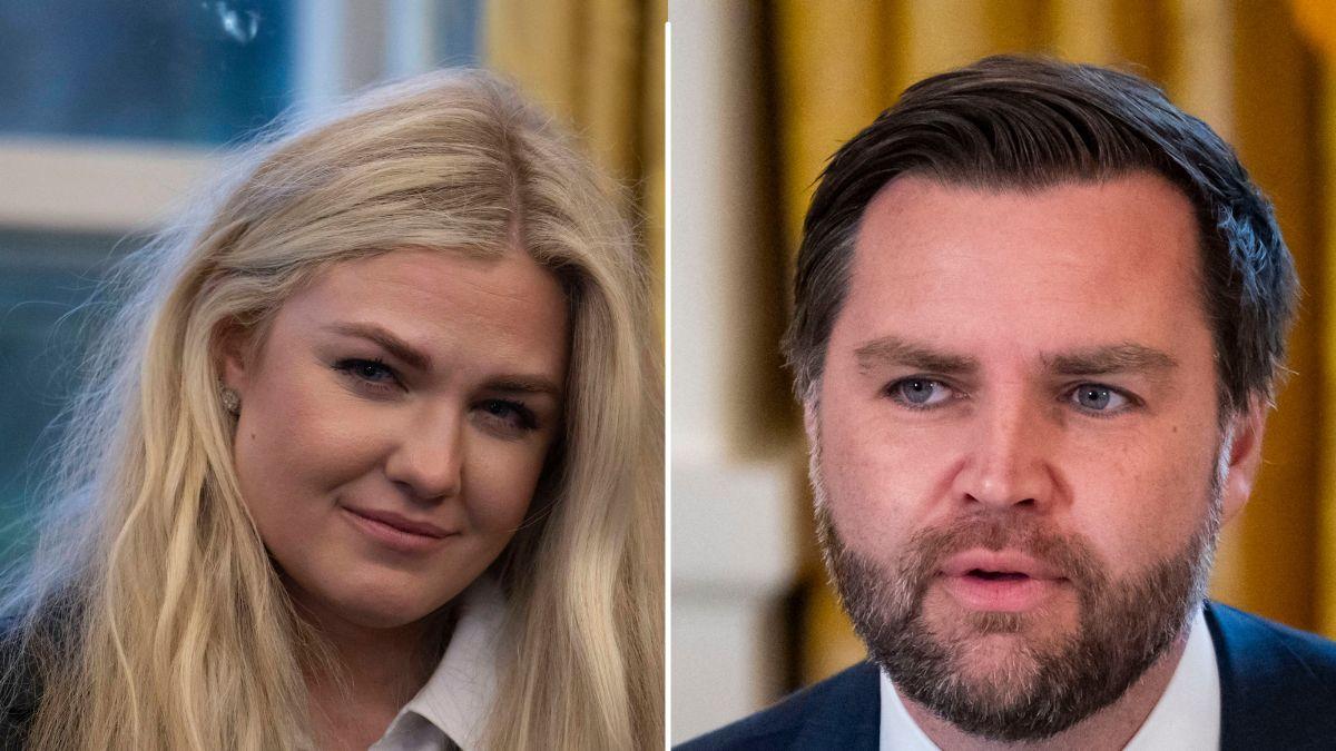 Erika Kirk dismissed rumors of impropriety after an emotional hug with J.D. Vance at a Turning Point USA event.
