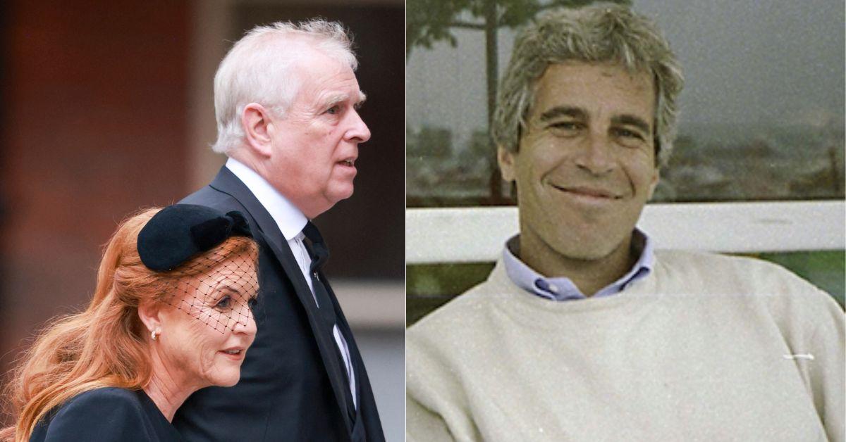 Photo of Sarah Ferguson and Prince Andrew, Jeffrey Epstein