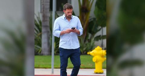 Ben Affleck Takes Smoke Break Without J Lo, Despite Her Pleas For Him