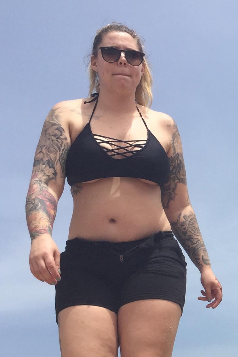 Kailyn Lowry Lesbian Claims Plastic Surgery Bikini Body