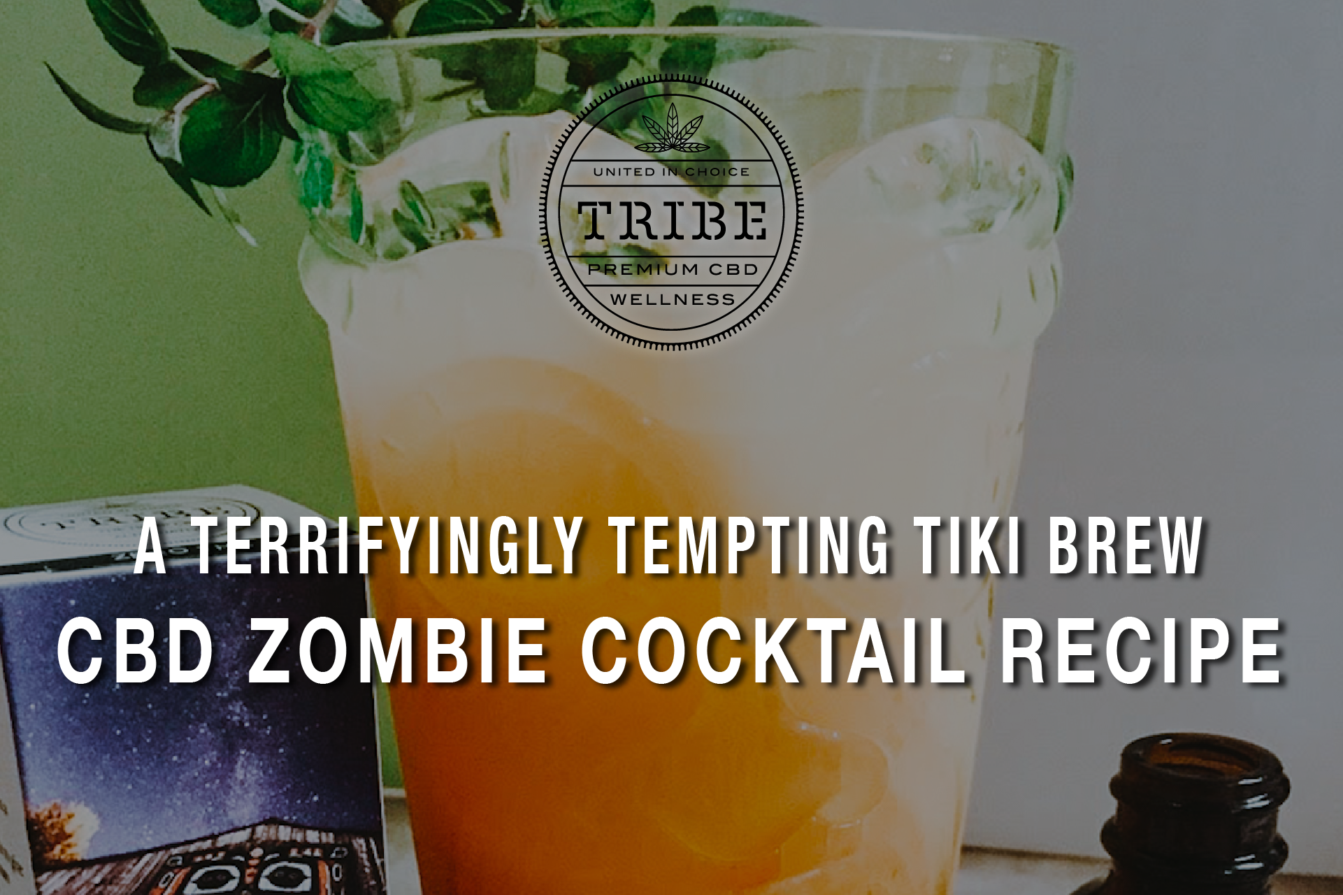 A Terrifyingly Tempting Tiki Brew – CBD Zombie Recipe