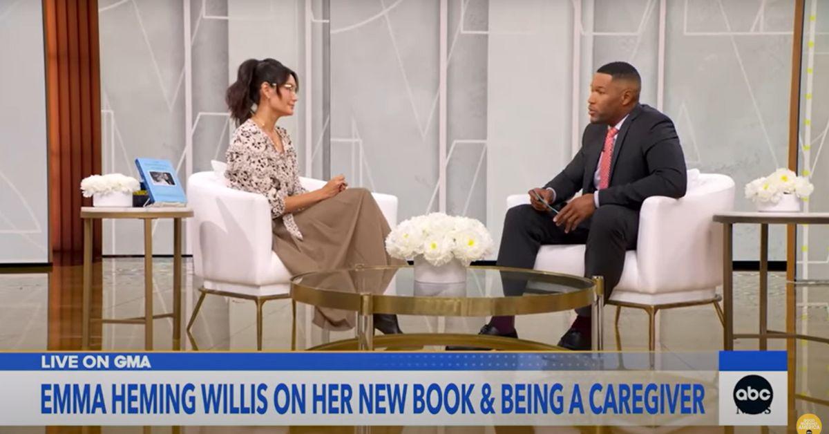 Emma Willis and Michael Strahan