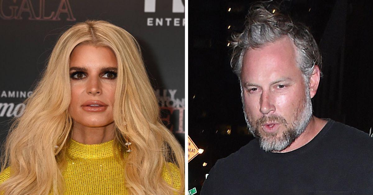 Split photo of Jessica Simpson, Eric Johnson