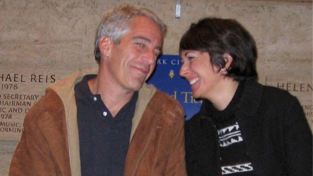 Photo of Jeffrey Epstein and Ghislaine Maxwell
