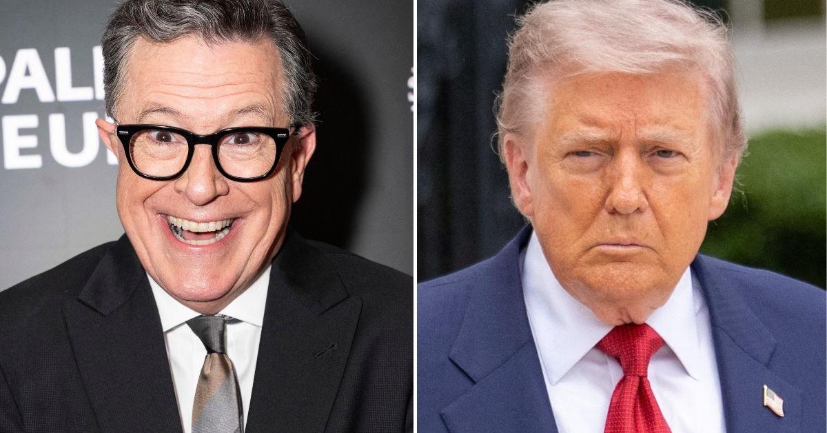 Donald Trump Celebrates Stephen Colbert's 'The Late Show'…