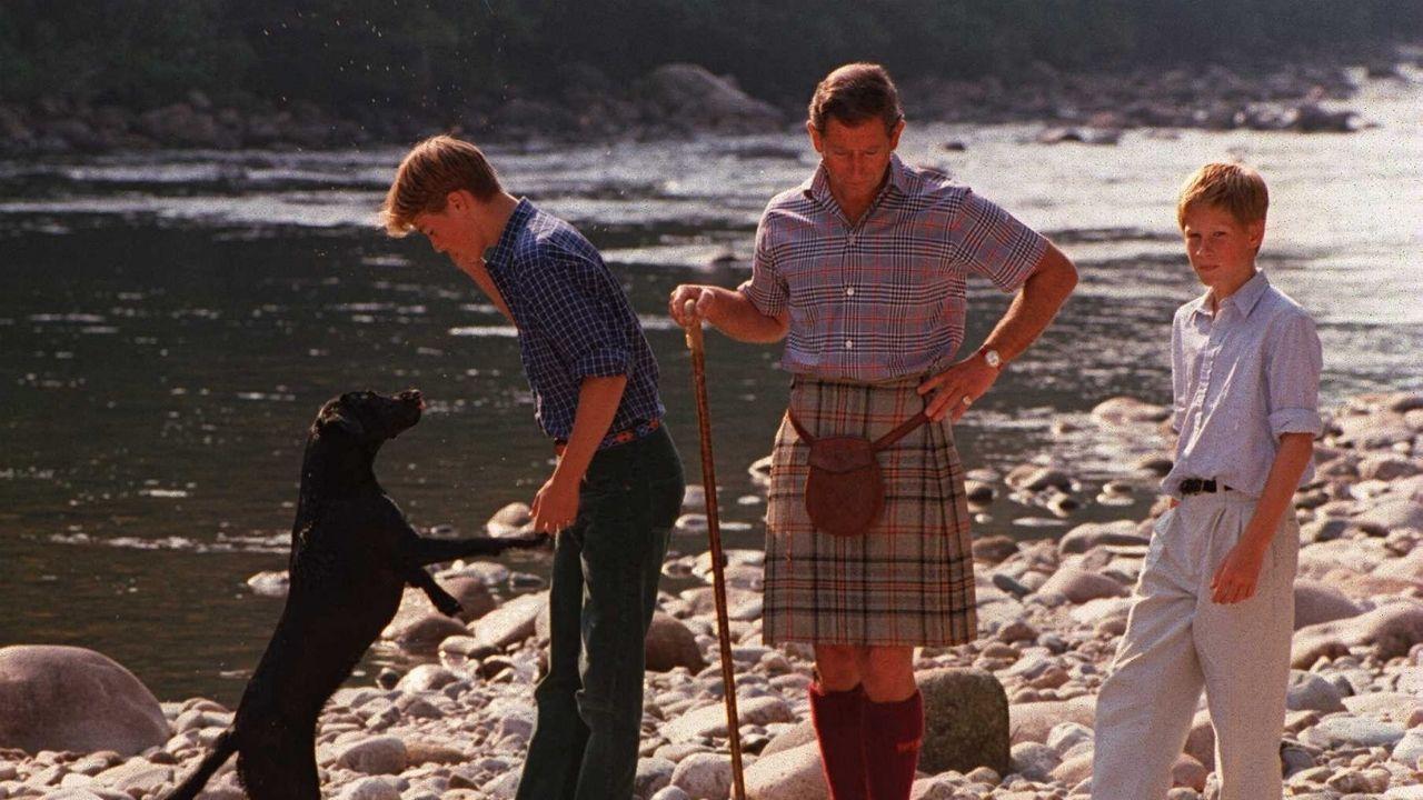 Photo of King Charles, Princes William and Harry