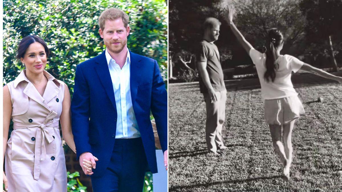 EXCLUSIVE: Prince Harry and Meghan Markle's Awkward Dancing Video Shows Him 'Not Excited or Engaged' — Plus Suspicious Edit Raises Eyebrows About the Two 'Being on Different Pages'