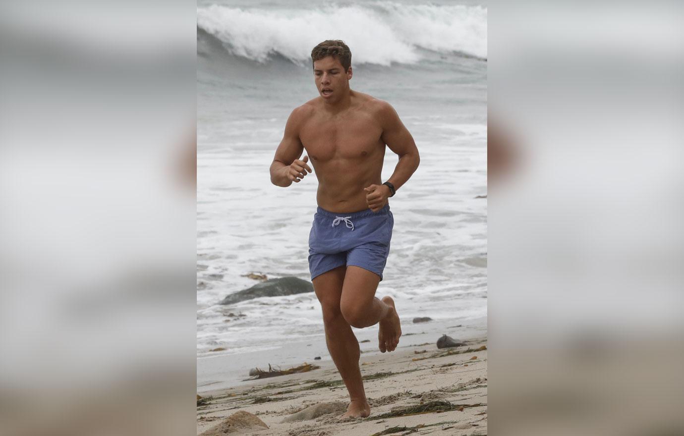 Arnold Schwarzenegger Son Joseph Baena Shows Off Buff Body