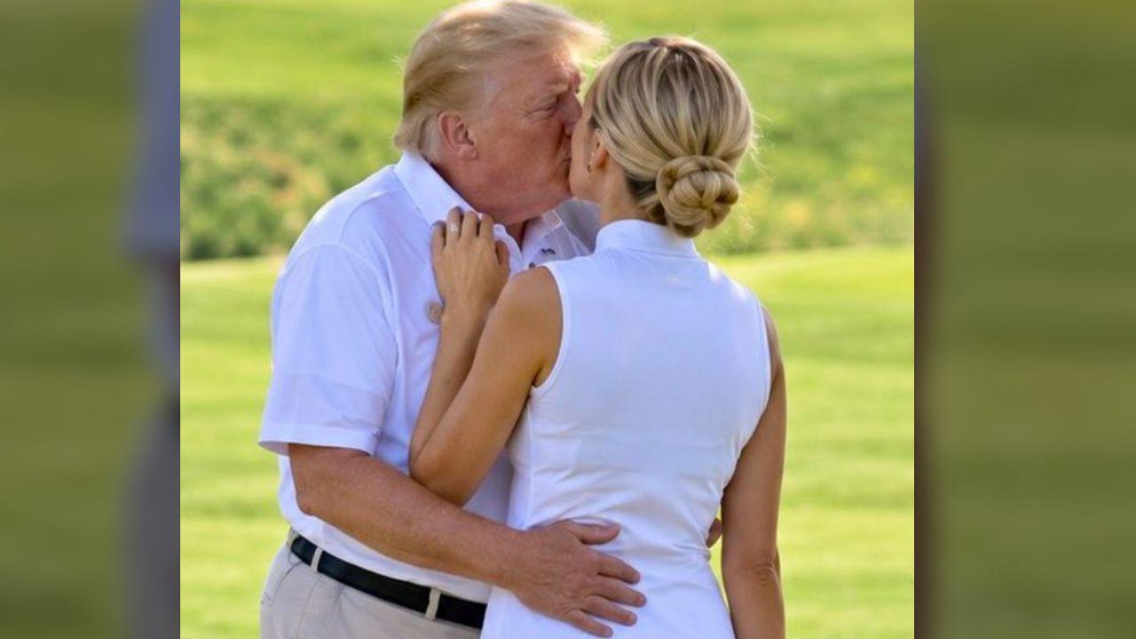 Fake photo of Donald Trump and Natalie Harp