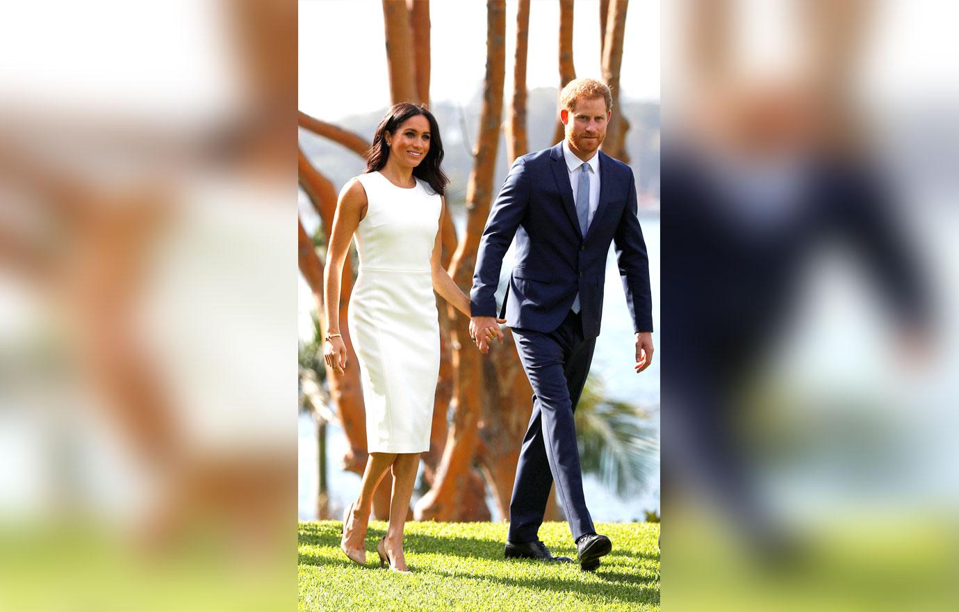 //meghan markle pregnant baby bump australia