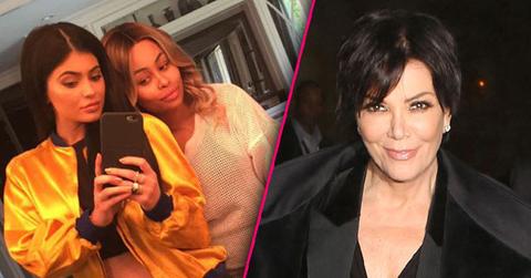 Kylie Jenner Blac Chyna Meeting Kris Jenner