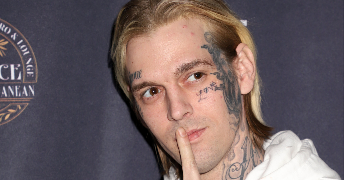 Aaron Carter Gets Medusa Face Tattoo Amid Personal  Family Issues