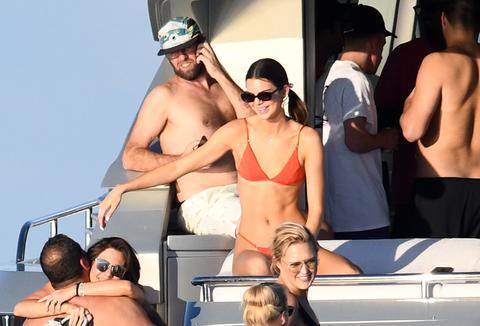 Kendall Jenner Rocks Hot Pink Bikini In Miami