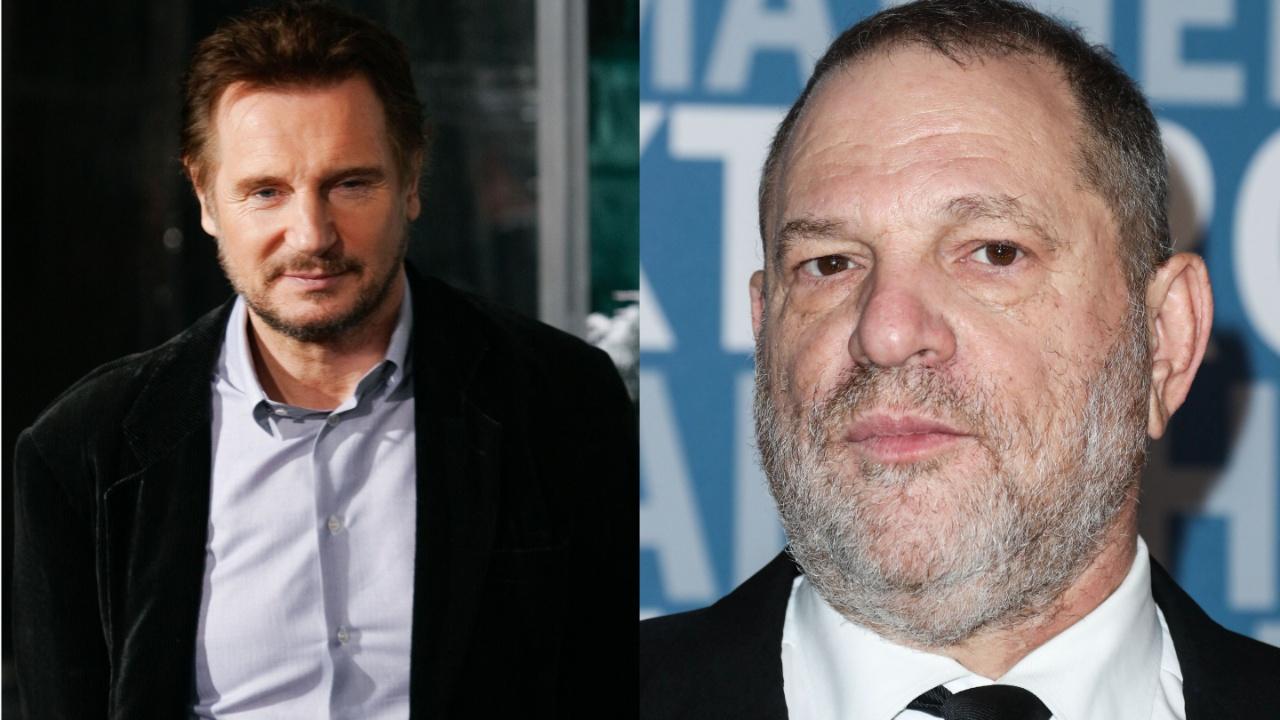 Liam Neeson and Harvey Weinstein