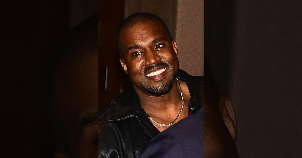 Kanye West Emerges With A Smile After Kim & Pete's Breakup