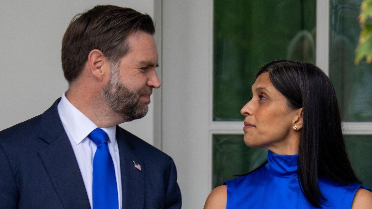 picture of J.D. Vance and Usha Vance