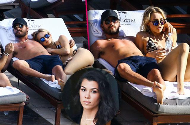 //scott disick cheating bikini girl smoking miami hero