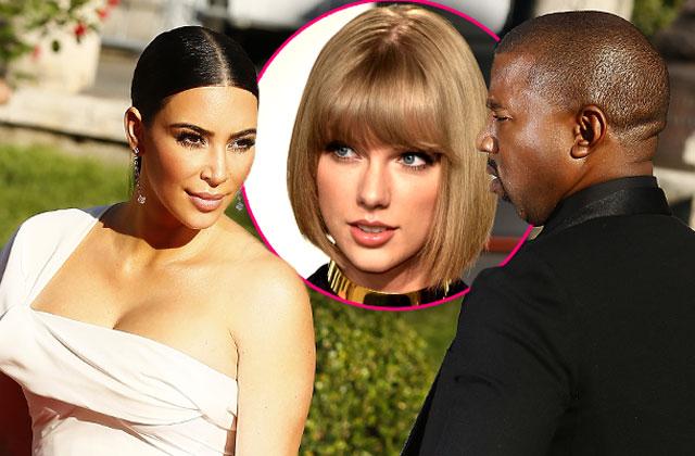 //kim kardashian kanye west ban taylor swift music fight pp