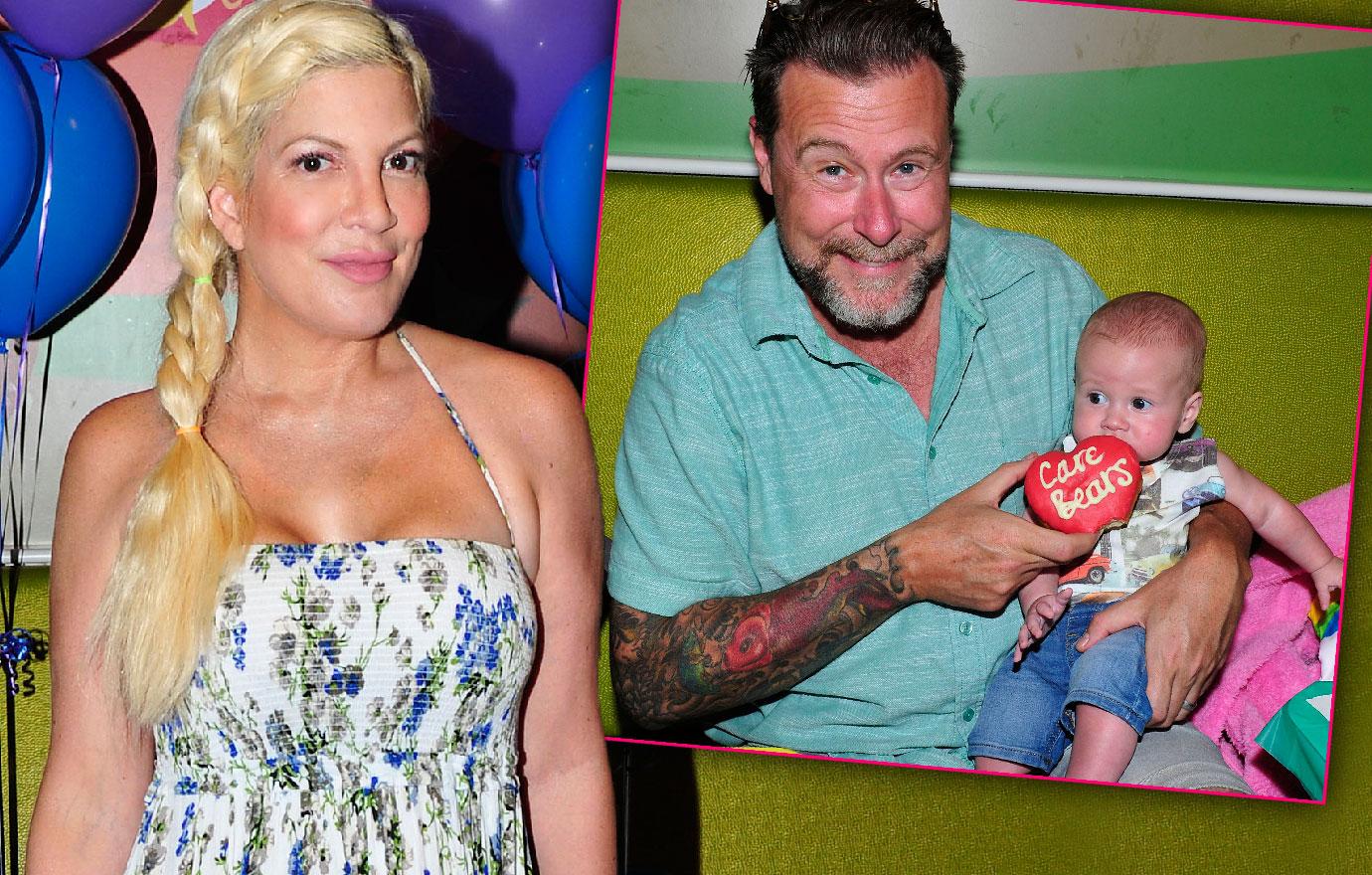 Tori Spelling Dean McDermott Attend Kids Event Financial Crisis