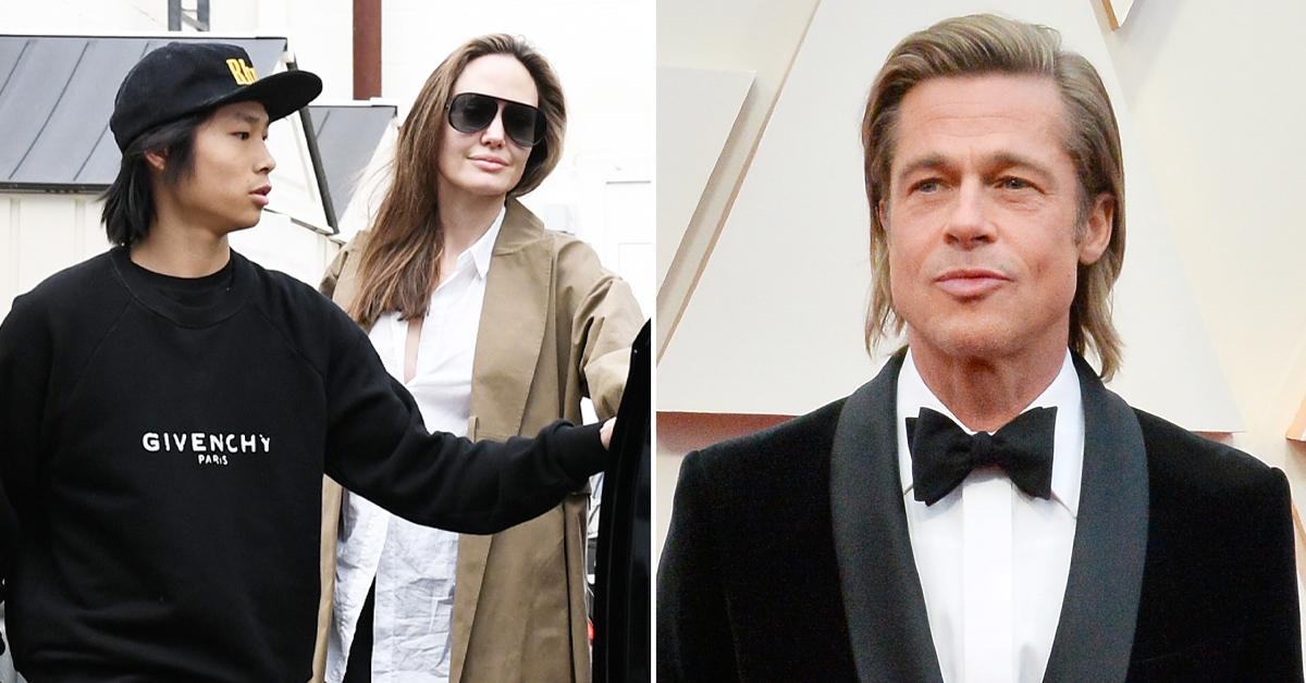 angelina jolie hot dog sons nyc photos brad pitt custody battle r