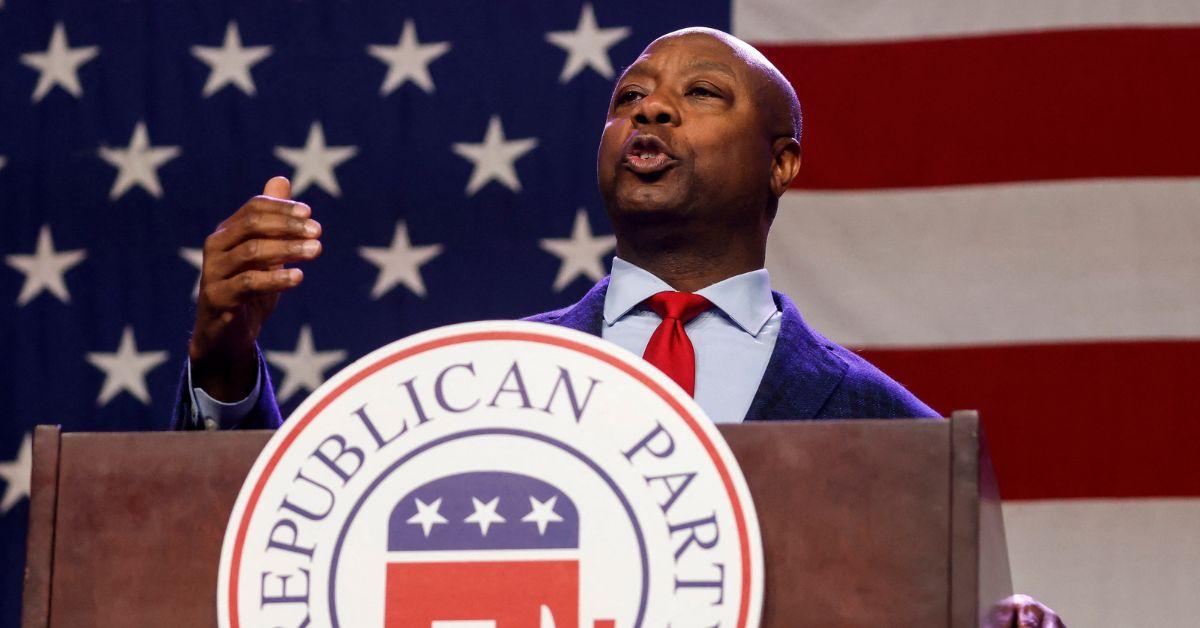 gop senator tim scott ridiculed claiming dates lovely christian girl jpg