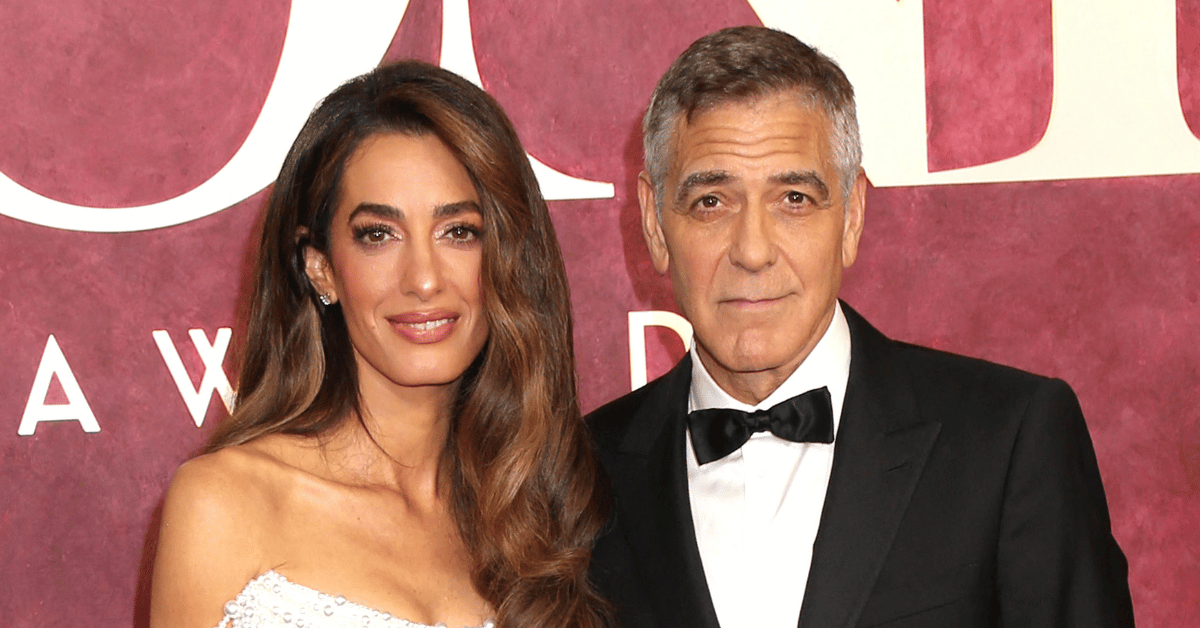 Photo of George and Amal Clooney
