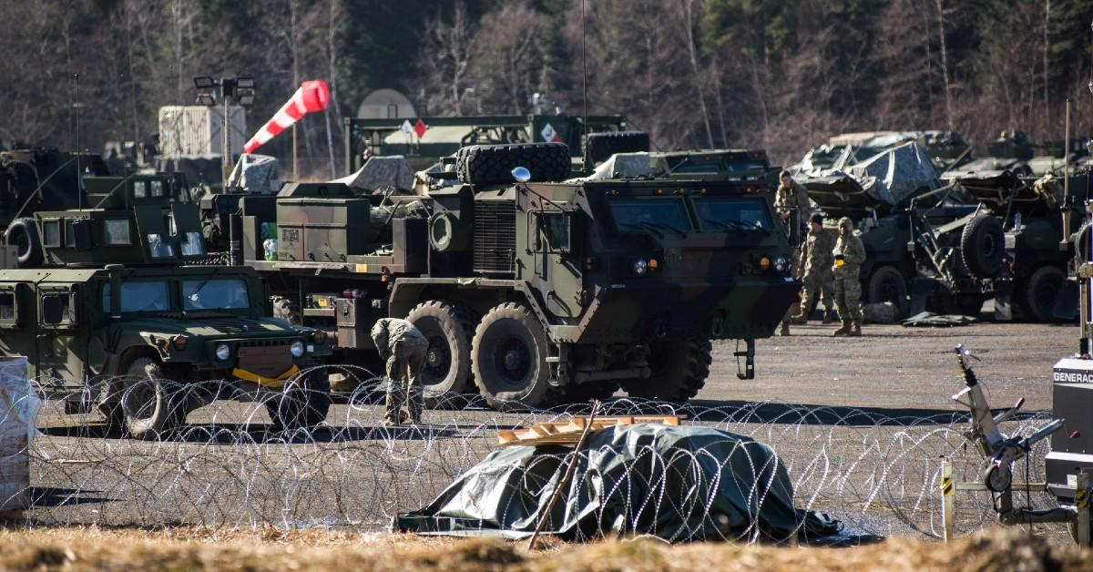 Photo of a military base in Poland