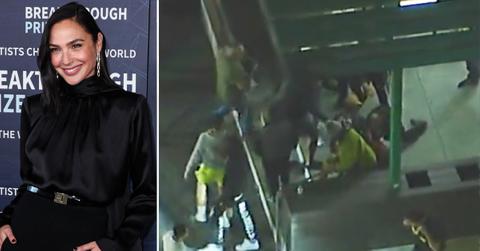 gal gadot screening la hamas terror attack atrocities brawl outside pp
