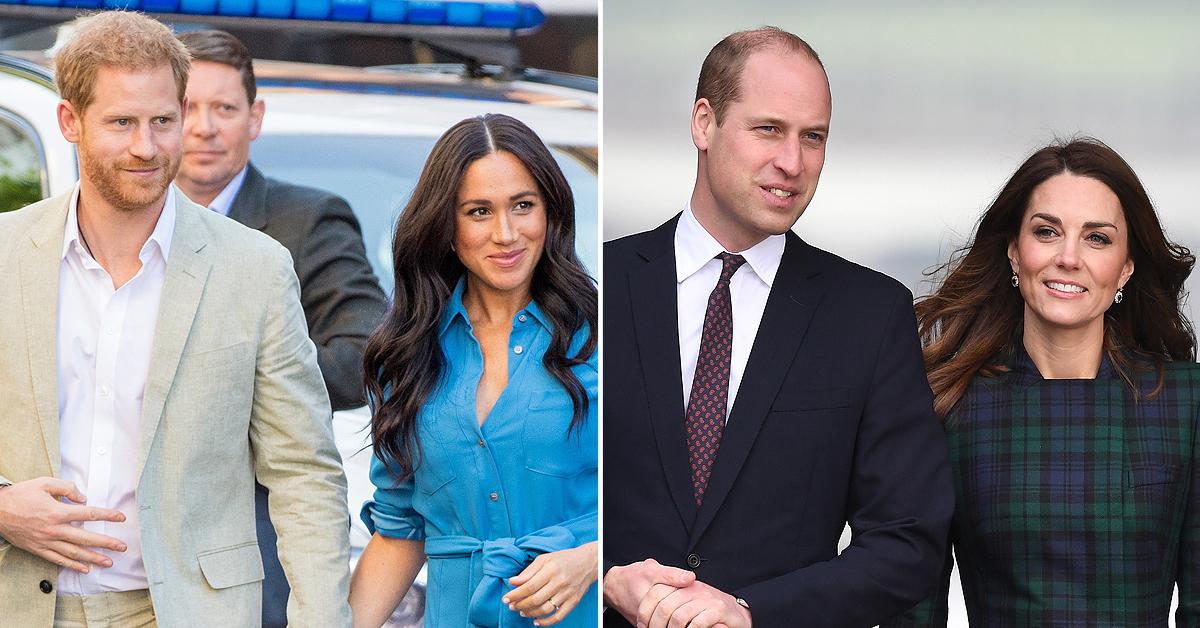 prince harry meghan markle wished william kate  year anniversary family feud