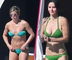 //jennifer aniston courtney cox pp