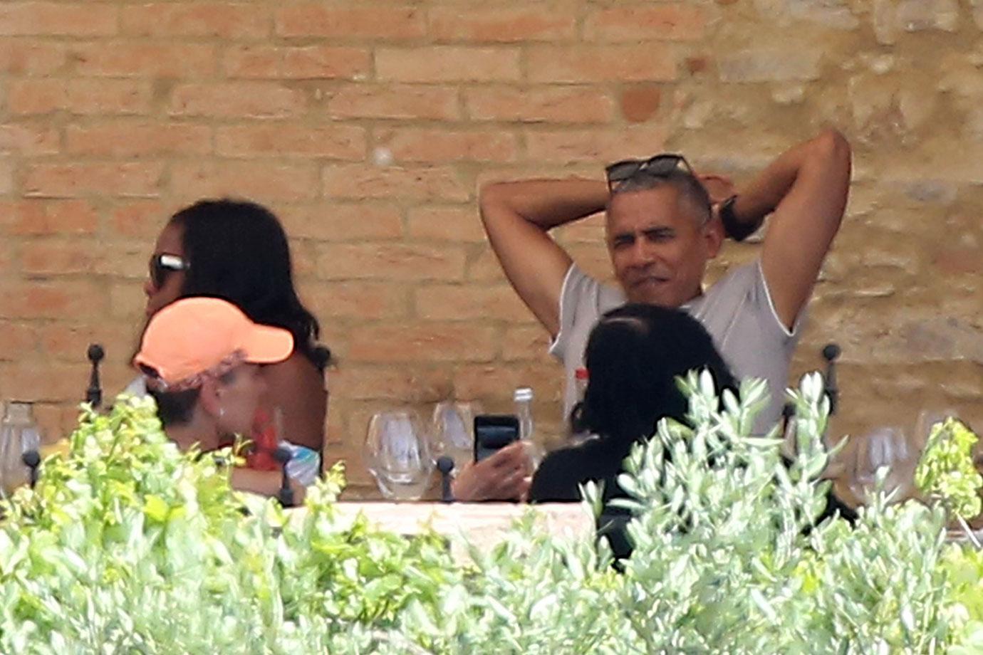 Barack Obama Family Vacation Italy