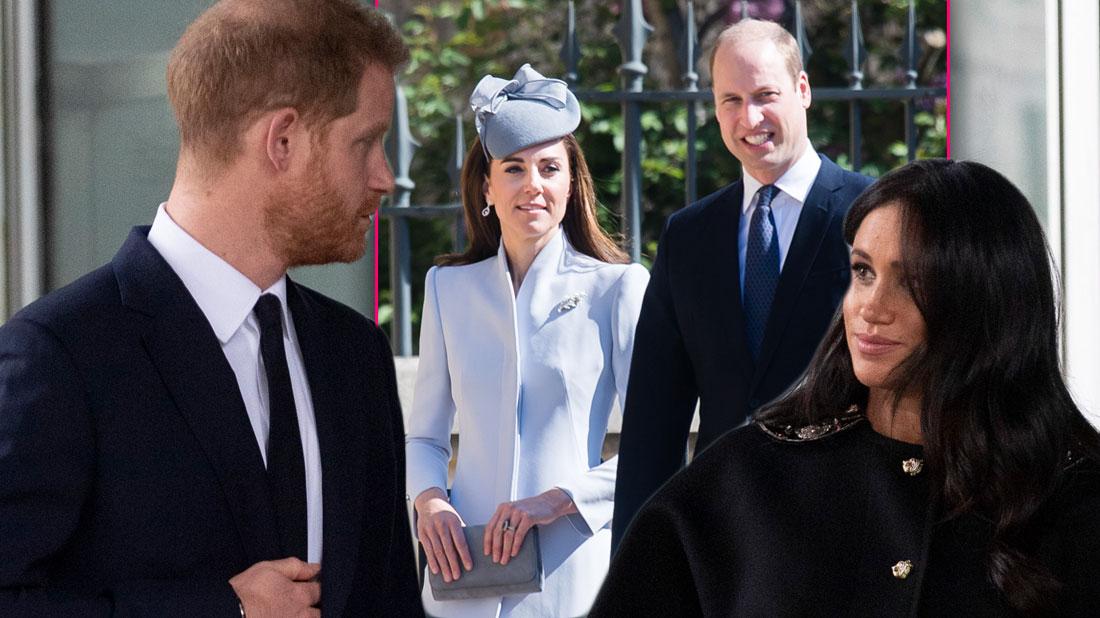 William & Kate Congratulate Meghan & Harry On Baby Amid Feud