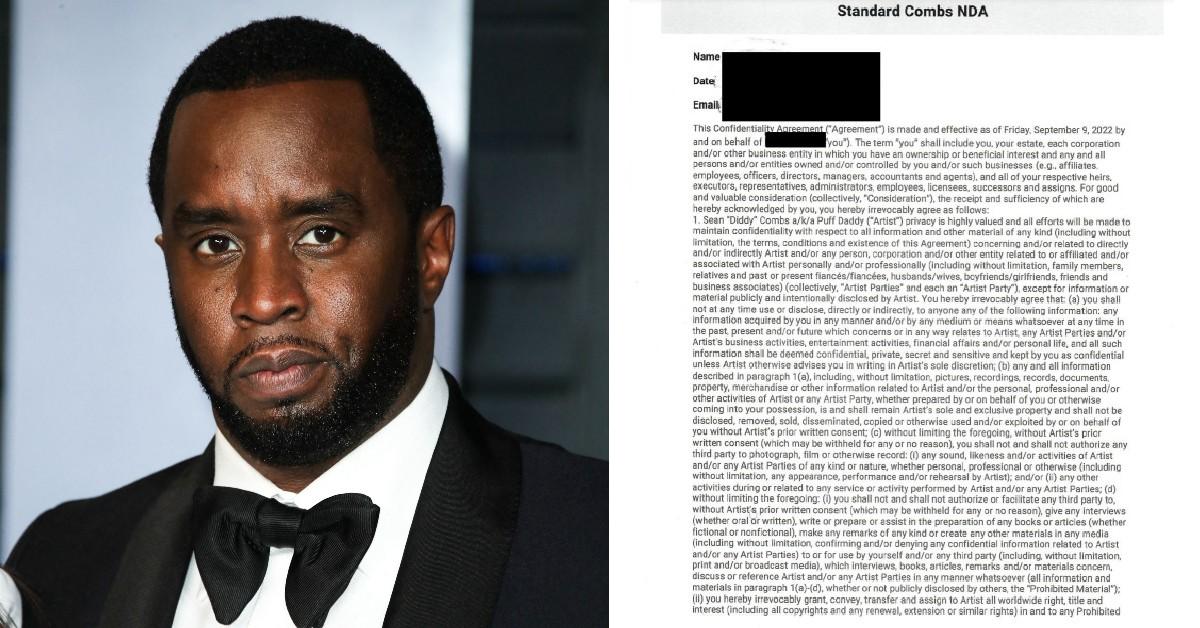 READ: Diddy's Ironclad NDA His Employees Had to Sign