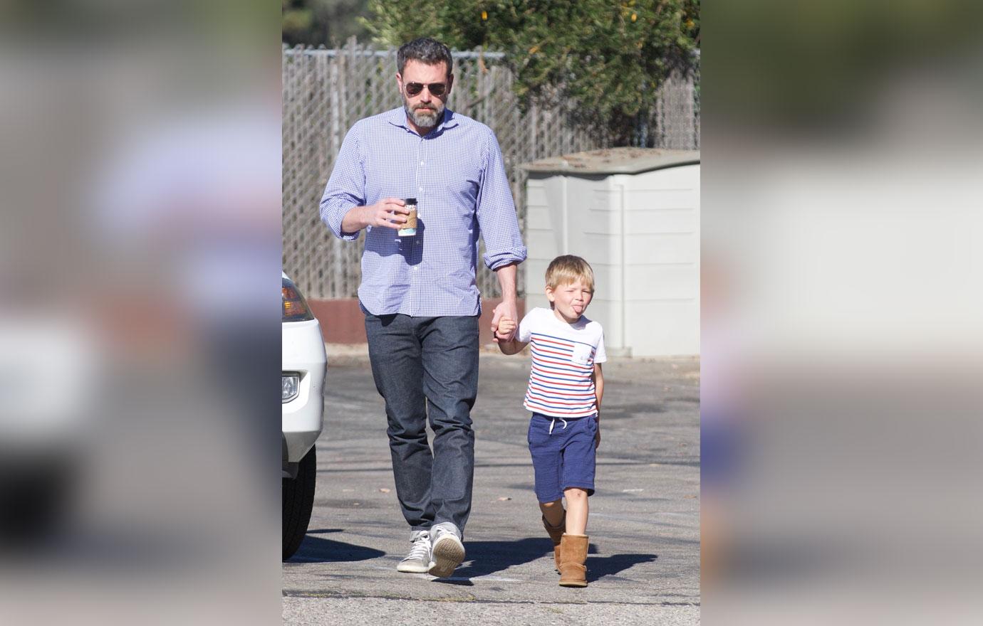 Ben Affleck Leaving Church After Rehab