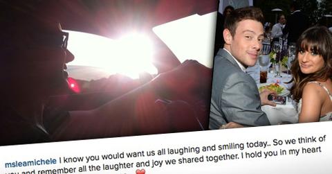 Lea Michele Remembers Corey Monteith On Second Anniversary Of His Death