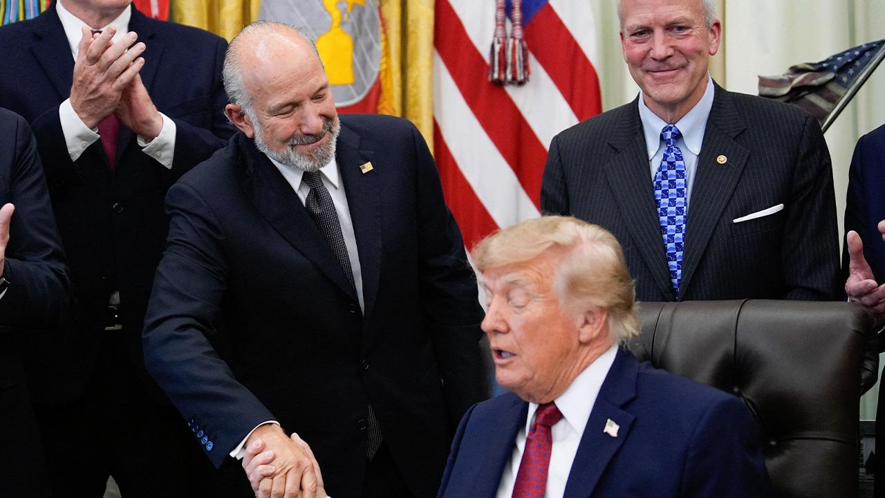 President Trump and Howard Lutnick