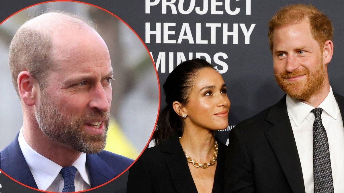 picture of Prince William, Meghan Markle and Prince Harry