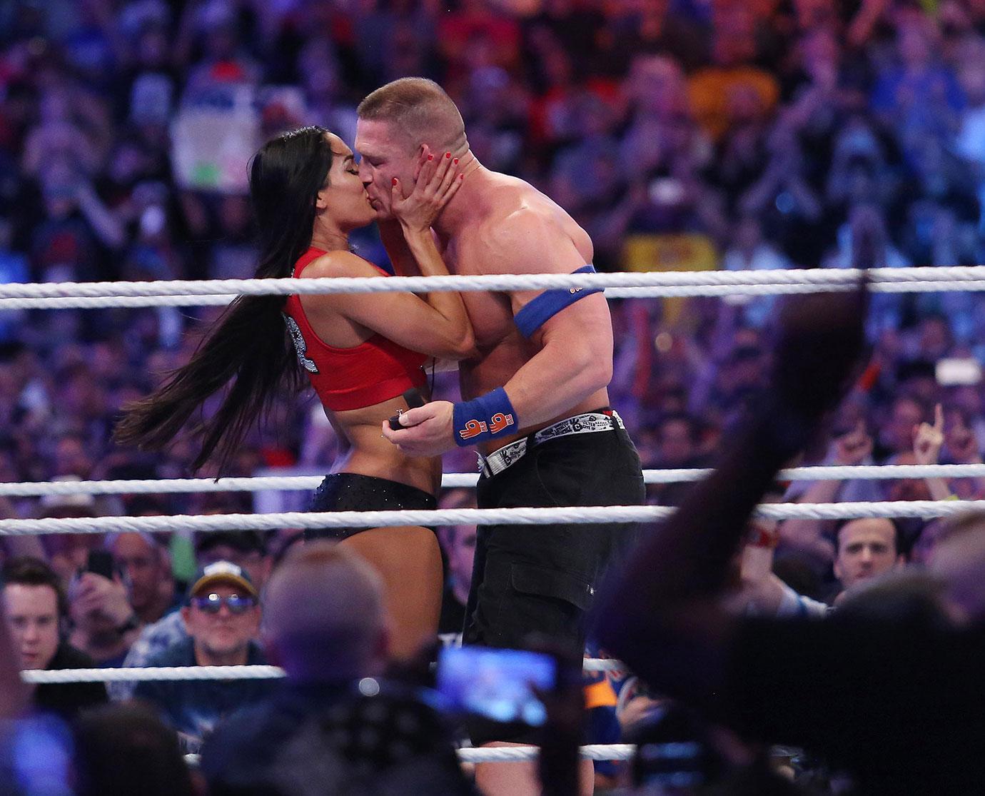 //john cena nikki bella proposial wrestlemania