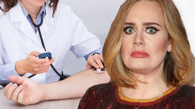 adele health doctors sick check crew