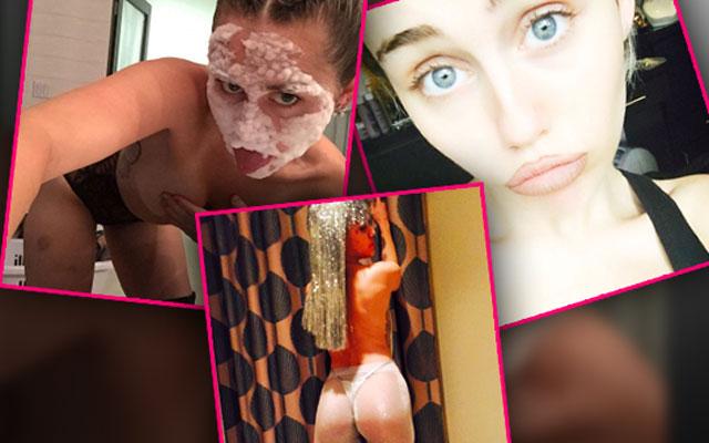 //miley cyrus uncensored nude bikini selfie pp