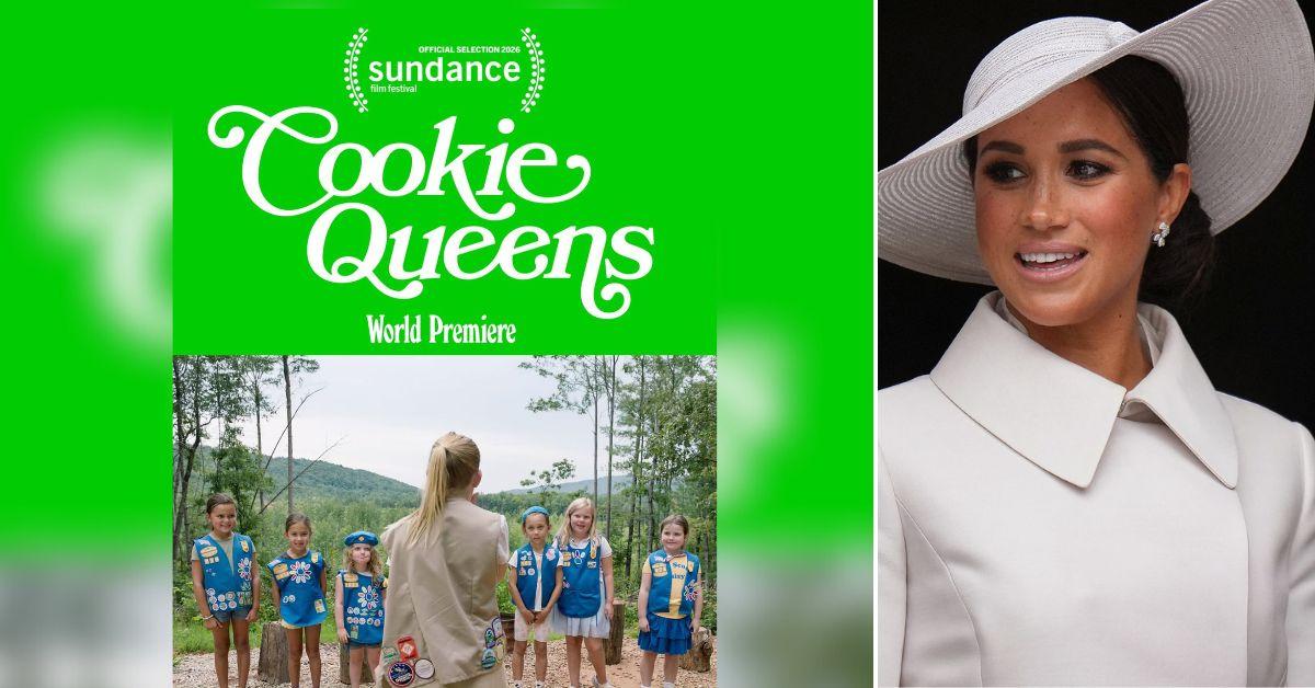 Photo of Meghan Markle and 'Cookie Queens' poster