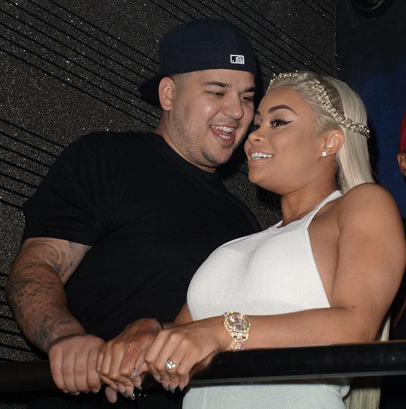 //rob kardashian blac chyna pregnant breakup clause contract filming